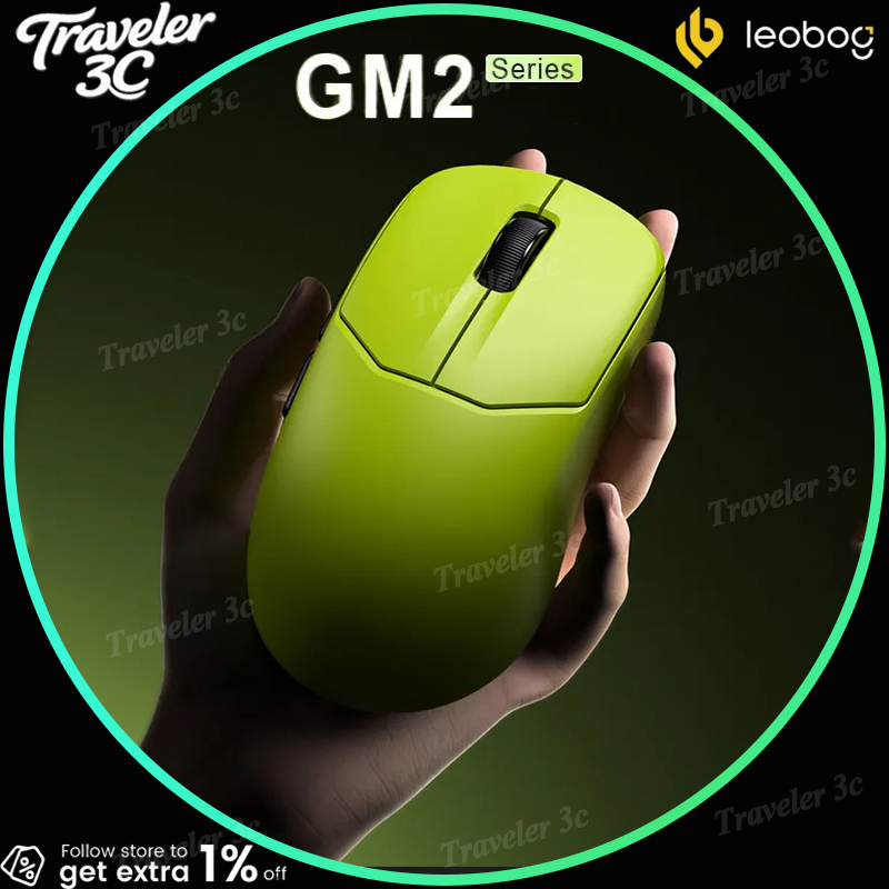 Gaming Hand Accessories - Leobog GM2 Tri-modal draadloze gamingmuis Ergonomisch