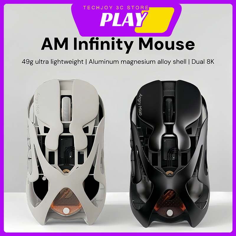 Gaming Hand Accessories - Angry Miao AM Infinity Muis Tri-Mode
