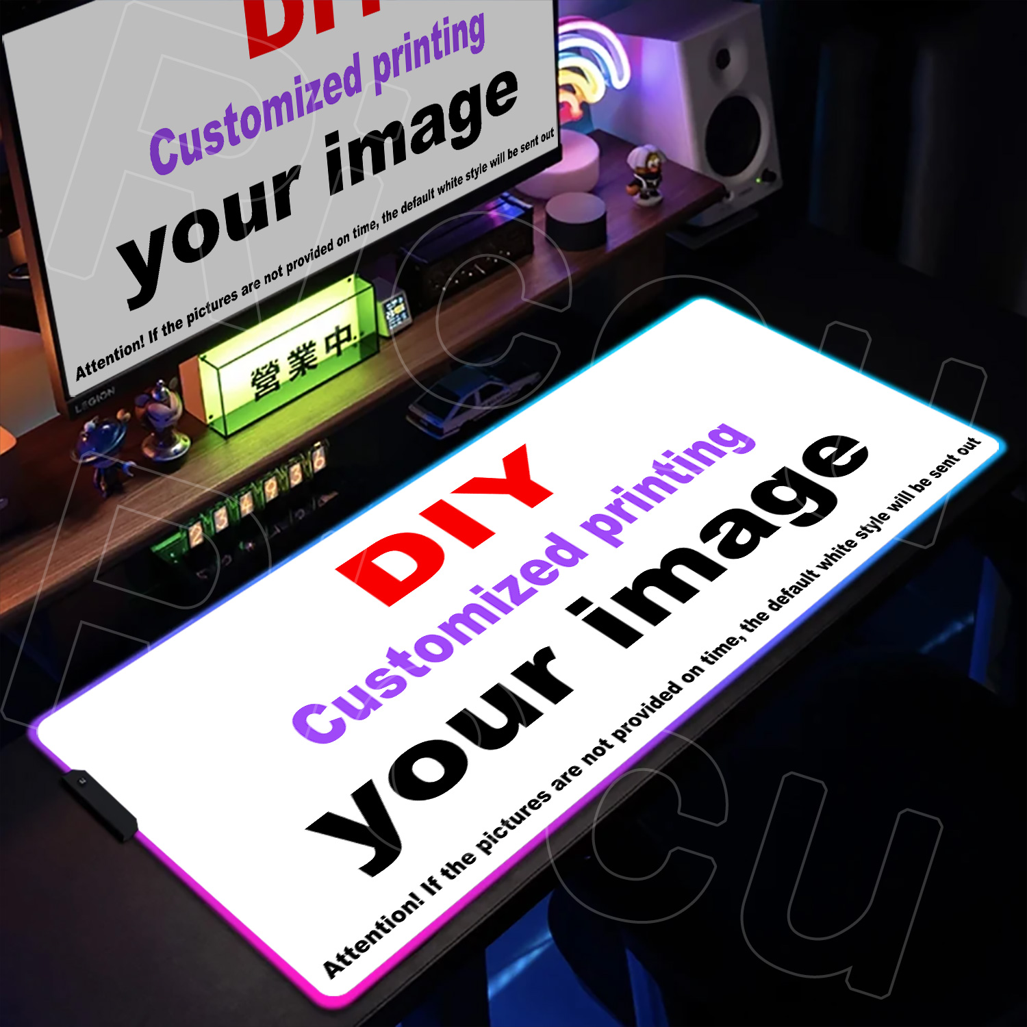 Gaming Accessories Images - RGB HD print DIY gepersonaliseerde muismat