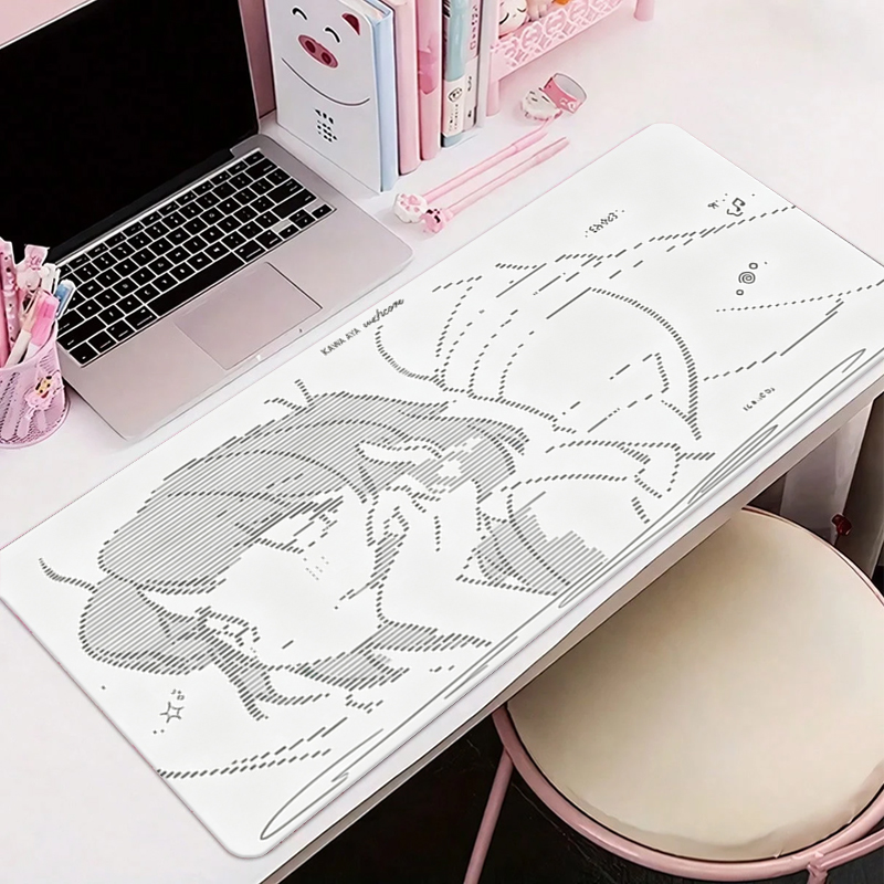 Gaming Accessories Girls - 1 Stuks Lederen Muismat Anime Angel