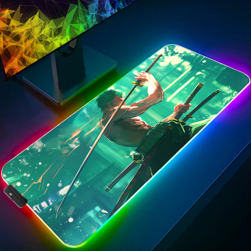 EEN STUK Zoro Muismat RGB Gami - Gaming Accessories Anime recensie en prijs