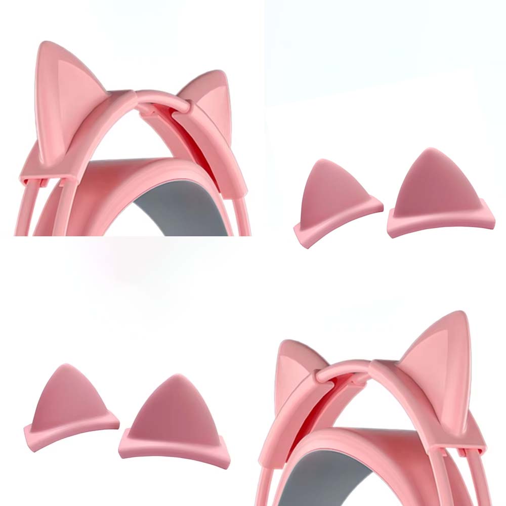 Roze siliconen kattenoren hang - Gaming Accessories Girls recensie en prijs